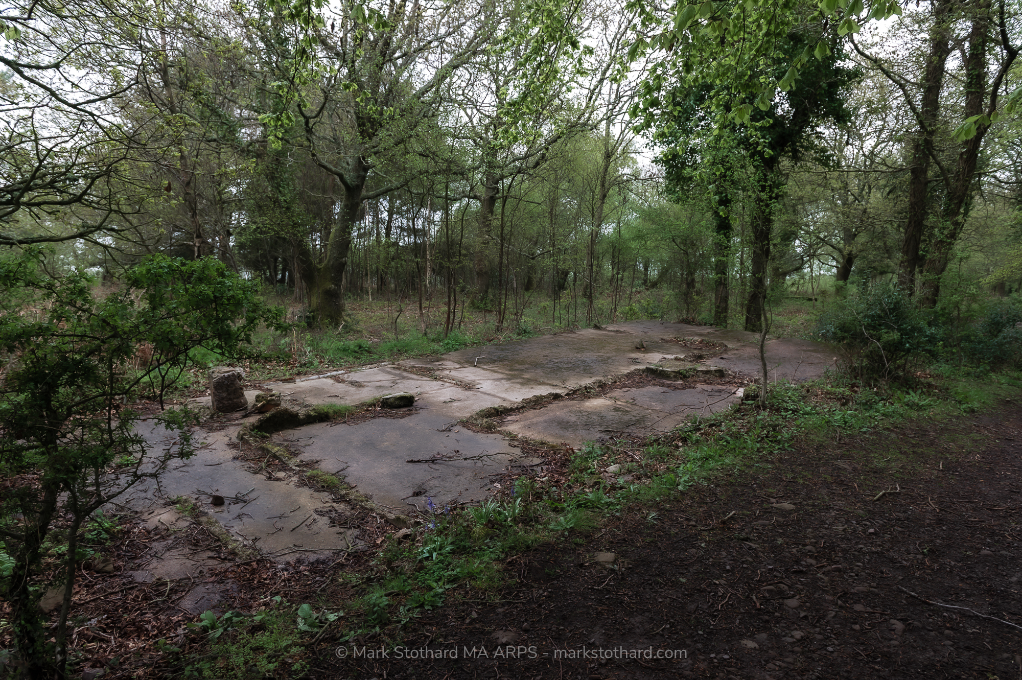 Military training area during the Second World War, North Hill Minehead, Exmoor